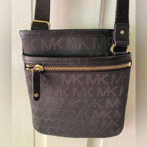 Black MK logo crossbody